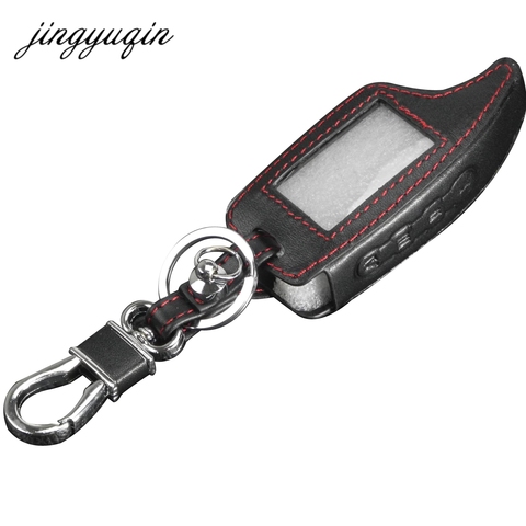 jingyuqin for Scher Khan Magicar 5/6 Leather Case For Scher-khan Magicar M5 M6 LCD Alarm Remote Keychain Cover Protector ► Photo 1/3