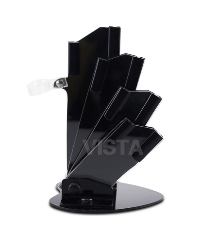 acrylic Black knife holder for 3