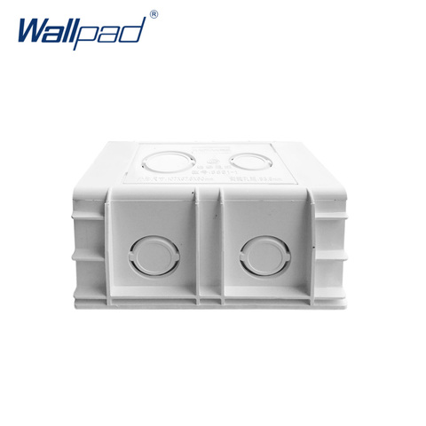 Free Shipping Wallpad 118*72MM Cassette,AU US Standard Universal White Wall Mounting Box for Wall Switch and Socket Back Box ► Photo 1/5