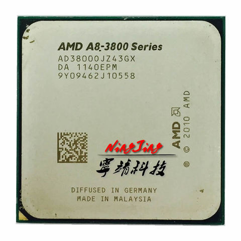 AMD A8-Series A8 3800 2.4 GHz Quad-Core CPU Processor AD3800OJZ43GX Socket FM1 ► Photo 1/1