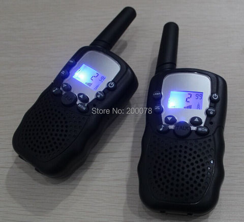 New Generation 99 private code pair walkie talkie t388 radio walk talk PMR446 radios or FRS/GMRS 2-way radios flashlight ► Photo 1/6
