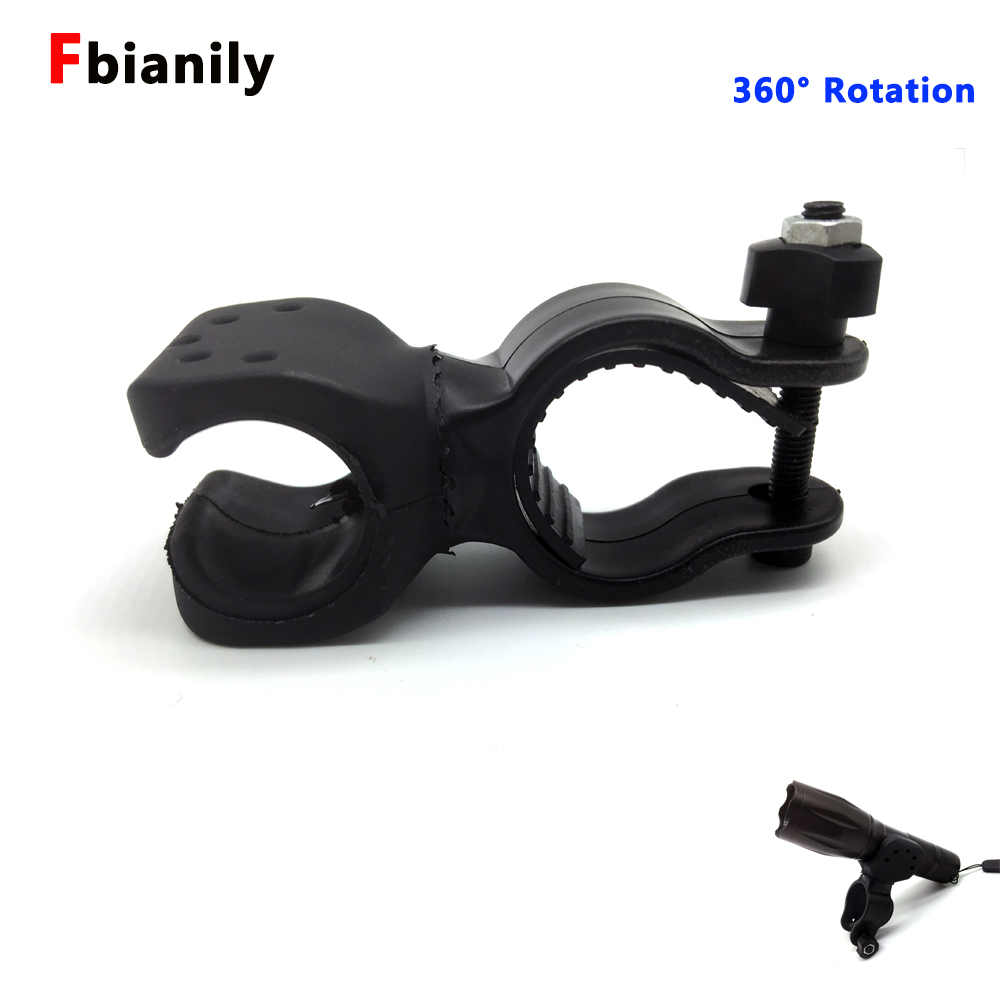 360° Swivel Bicycle Bike Mount Holder Clip Clamp for Led Flashlight Torch New
