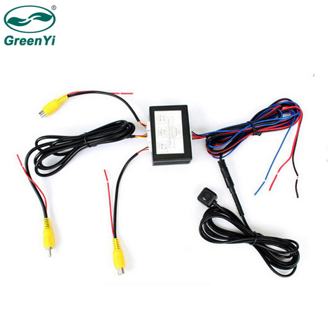GreenYi Two Channel Switch Combiner Video Control Box for Car Camera Automatic Connecting Front Side Rear View Camera ► Photo 1/6