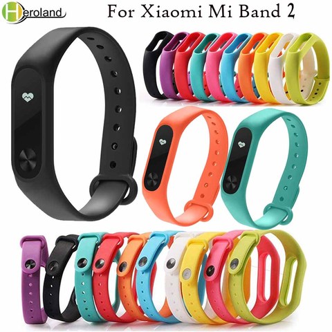 Bracelets mi band 2 Silicone strap smart Band Accessories wrist Strap For Xiaomi Mi Band 2 Fitness Colorful Bracelet Wristband ► Photo 1/6