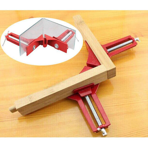 Multifunction 4inch 90 degree Right Angle Clip Picture Frame Corner Clamp Mitre Clamps Corner Holder Woodworking Hand Tool 100mm ► Photo 1/6
