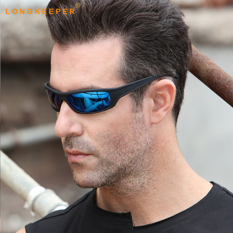 Men Women Polarized Sunglasses Sport Black Gold Gun Glasses Driving Eyewear Male