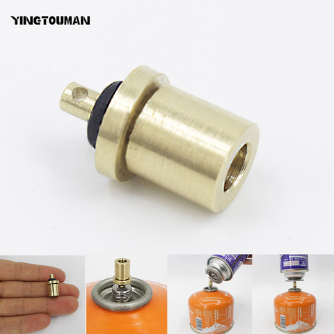 Gas Refill Adapter Camping Hiking Cylinder Filling Butane Canister Picnic BBQ