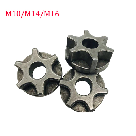M10 M14 M16 Sprocket Chain Saw Gear for 100 115 125 150 180 Angle Grinder Replacement Gear Chainsaw Bracket Power Tool ► Photo 1/6