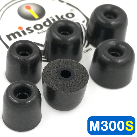 misodiko M300S Memory Foam Earbuds Tips Eartips for Shure SE215 SE315 SE535 SE425 SE846/Westone/ Klipsch/ Etymotic ER4XR HF3 HF5 ► Photo 1/6