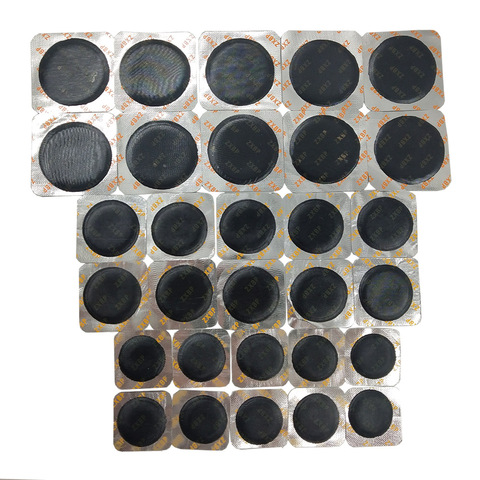 30Pcs/Set Universal Round Shape Tyre Repair Cold Patch Tire Repair Rubber Patch Tool For Car Motorcycle Multifunctional ► Photo 1/6
