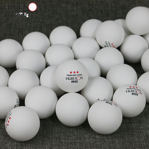 Huieson 30/100 Pcs 3 Star 40mm 2.8g Table Tennis Balls Ping Pong Balls for  Match New Material ABS Plastic Table Training Balls
