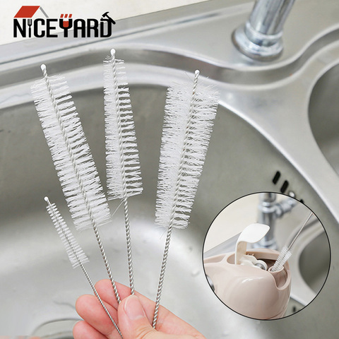 Long Handle Teapot Mouth Brush 4 pcs/set Kettle Spout Brushes Baby Milk Bottle Nipple Cleaning Tool Icing Piping Nozzle Brush ► Photo 1/6