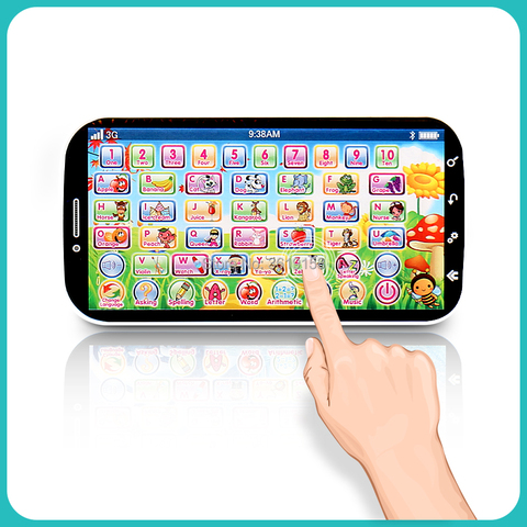 English Language Learning Machine Multifunction Toy Phone,ABC Letter Word Number Musical Yphone for Kid Educational Learning Toy ► Photo 1/6