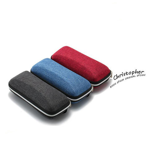 Portable Fiber Colorful Cover Sunglasses Case For Unisex Glasses Box With Zipper Eyewear Cases Eyewear Accessories 2022 ► Photo 1/6
