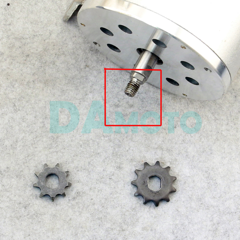 9T 11T T8F Chain Oval Drive Gear Sprocket 10MM for Razor EVO X-Treme IZIP Brushless Brush Motor 500W 800W 1000W Electric Scooter ► Photo 1/1