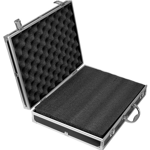 Multi-function Aluminum Alloy Tool Box hardware toolbox high quality Impact resistant safety case with foam lining 37x28.5x8cm ► Photo 1/6