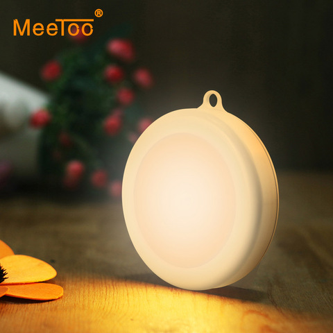 6 LED Night Light Lamp With PIR Motion Sensor Light Battery Power Magnet Closet Corridor Bedside Wall Cabinet Light Auto On/OFF ► Photo 1/6