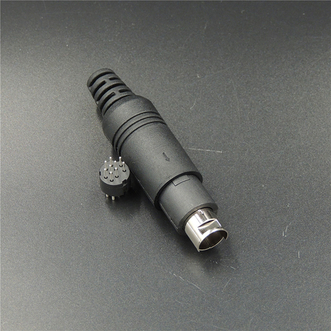 1pcs 9 pin Male Mini Din Connector soldering ► Photo 1/4