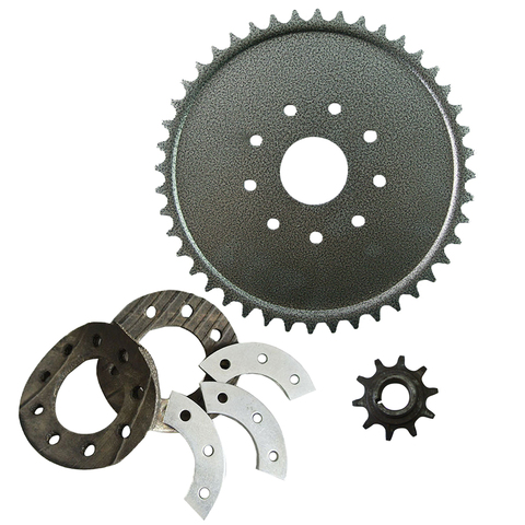 80cc Bicycle Engine Kit Stroke Front Sprocket Cog 10T Teeth Iron
