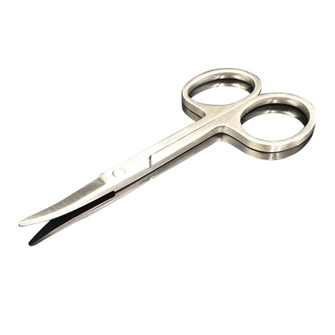 Professional Eyebrow Scissor Makeup Manicure Scissors Nails Cuticle Scissors Curved Pedicure Dead Skin Remover Makeup Tool ► Photo 1/5
