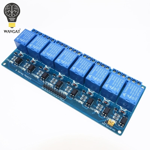 8 channel 8-channel relay control panel PLC relay 5V module for arduino hot sale in stock.8 road 5V Relay Module WAVGAT ► Photo 1/5