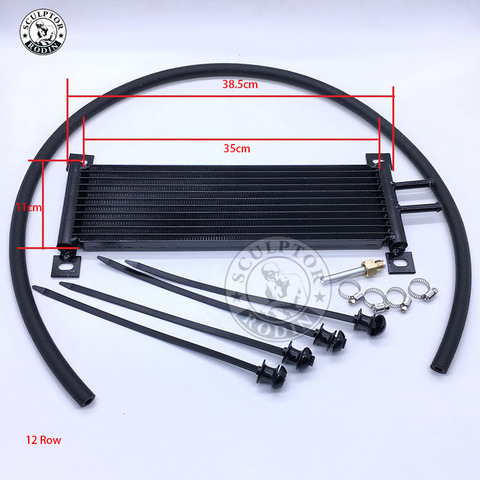 Oil Cooler Aluminum Transmission Oil Cooler 12 Row Automatic Stacked Plate Oil Cooler Radiator ► Photo 1/4