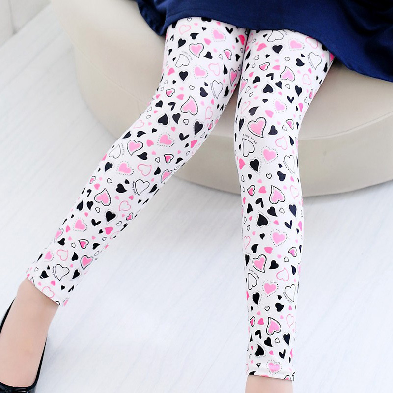 Girls Pants Pink Legging Butterfly Trousers Children Clothes