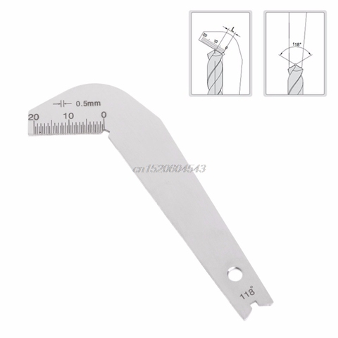 Bit Pattern Drill Template Gauge Welding Inspect Tool Weld Drill Bit Measurement R25 Whosale&DropShip ► Photo 1/6