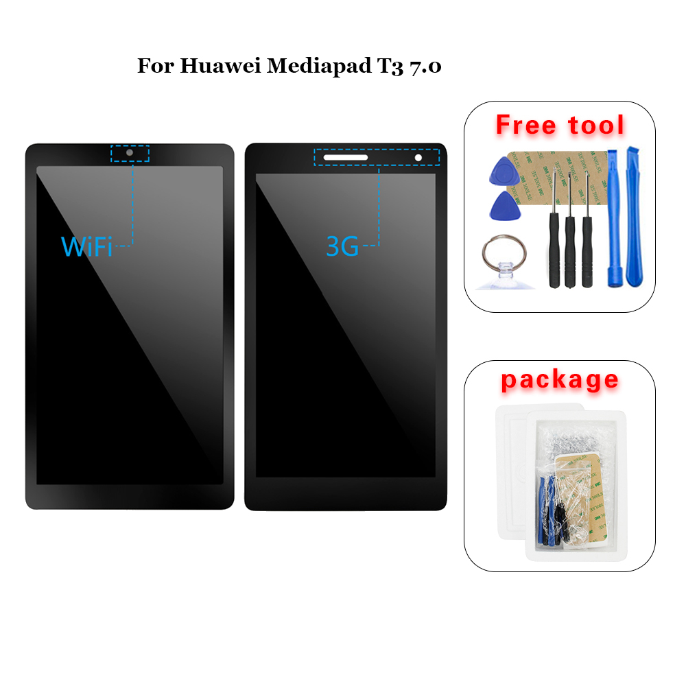 9.6 For Huawei MediaPad T3 10 AGS-L09 AGS-W09 AGS-L03 T3 9.6 LTE LCD  Display with Touch Screen Digitizer Assembly Glass Film - Price history &  Review