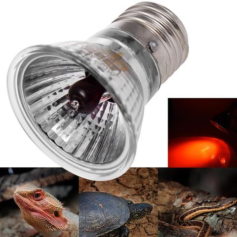 25/50/75/100W UVA+UVB Reptile Lamp Bulb Turtle Basking UV Light Bulbs E27 Heating Lamp Amphibians Lizards Temperature Controller ► Photo 1/1