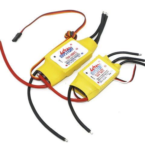 1pcs Mystery Cloud 10A/20A/30A/40A/50A/60A/70A/80A/100A/200A Brushless ESC with BEC For RC Airplane Helicopter ► Photo 1/5