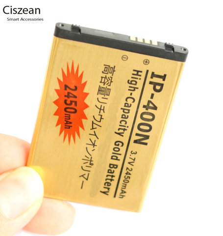 1x 2450mAh IP-400N Gold Replacement Battery For LG Optimus T/M/S/VS660 P509 MS690 LS670 Voter P500 GT540 LW690 GX200 GX300 ect ► Photo 1/6