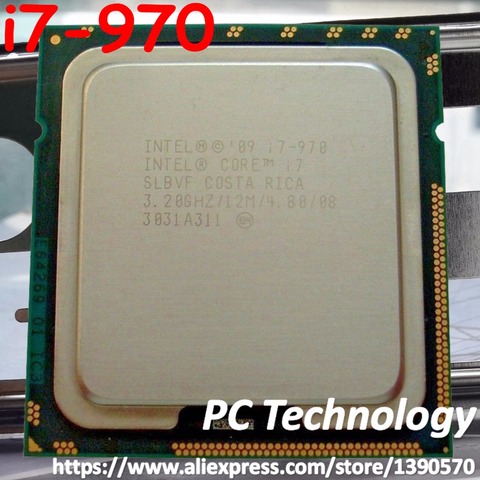 Original Intel Core i7 970 processor i7-970 CPU 12M Cache/ 3.20GHz 6-cores 4.8 GT/s LGA1366 free shipping ship out within 1 day ► Photo 1/1