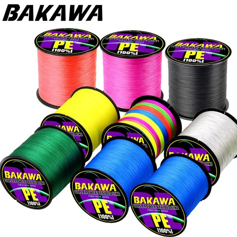 12 Strands Multifilament 300M-1000M Super Strong PE Braided Fish Line  25LB-120LB Multicolor Saltwater Fishing Weave Braid Cord