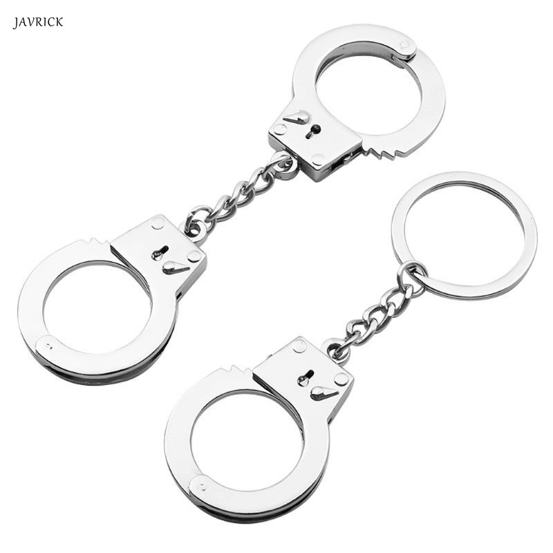 Fashion Hot New key chain Keychain Mini Handcuffs Ring Key Holder Jewelry Metal 