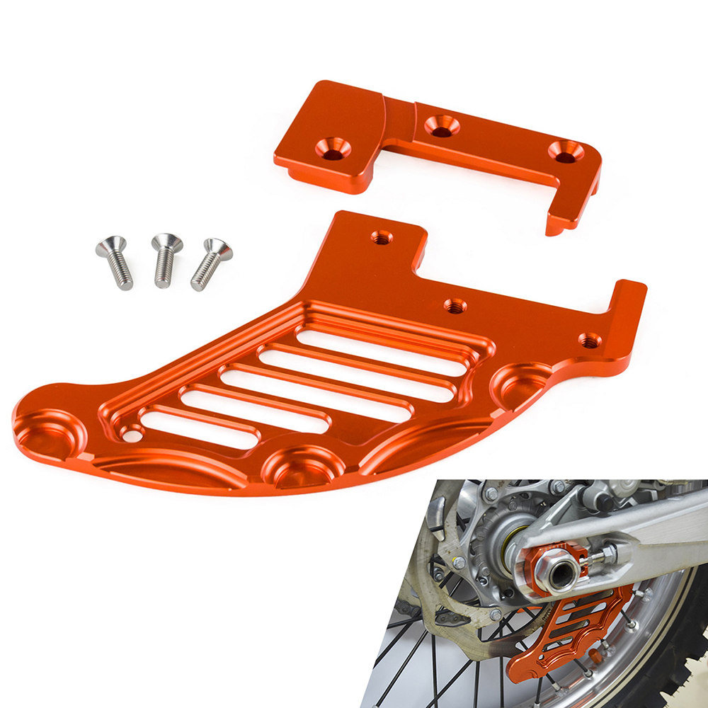 Orange Front Rear Disc Rotor Brake Guard Protect For KTM SX SXF 125 250 350 450