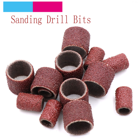 50pcs 80-600 Grit Nail Art Sanding Bands For Electric Nail Machine Nail Drill Bits Drum Sanding Kit Abrasive Tools Accessories ► Photo 1/5