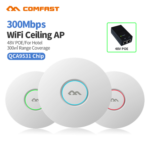 COMFAST CF-E320V2 300M WiFi Ceiling Wireless AP 802.11b/g/n QCA9531 Enterprise Wifi System AP 48V POE OPEN DDWRT Access Point AP ► Photo 1/5