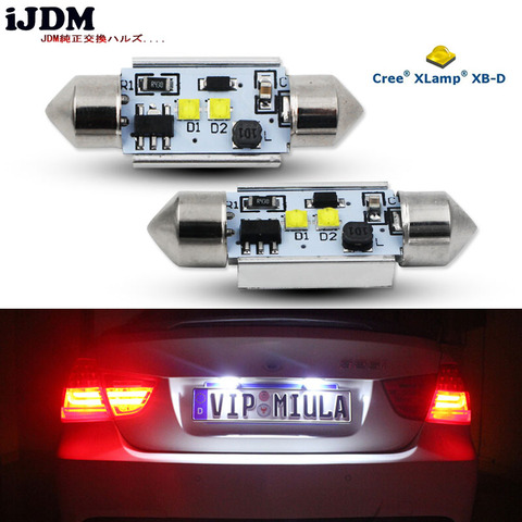 iJDM c5w led bulb CANBUS OBC 12V Festoon 31mm 36mm 39mm 41mm 44mm c10w led Auto Interior Dome Lamp Reading Bulb Cargo Area White ► Photo 1/6