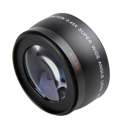 0.45X Wide Angle Camera Macro Lens Filter 52mm for Nikon D3100 D3200 D3300 D5000 D5100 D5200 D5300 D5500 with AF-S 18-55mm Lens ► Photo 1/1