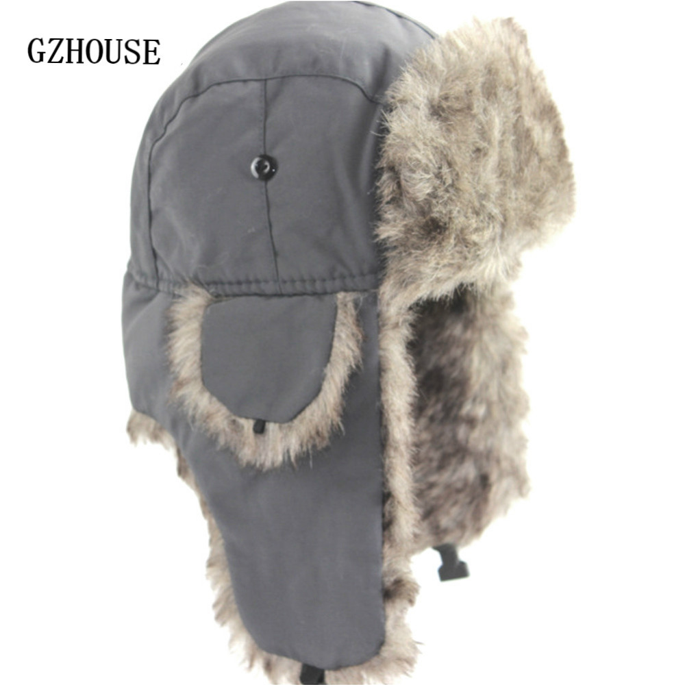 Winter Hat Keep Warm Unisex Winter Trapper Aviator Trooper Earflap 2022  Russian Ski Hat Fur Bomber Faux Fur Fashionable Hats - Price history &  Review, AliExpress Seller - Advanced C Store