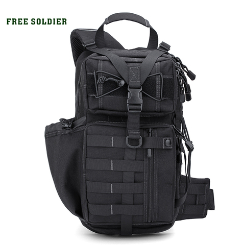 FREE SOLDIER Outdoor Sports Tactical Backpack For Camping Hiking Climbing Men's Backpack Nylon Bag Double Shoulder Bag ► Photo 1/6