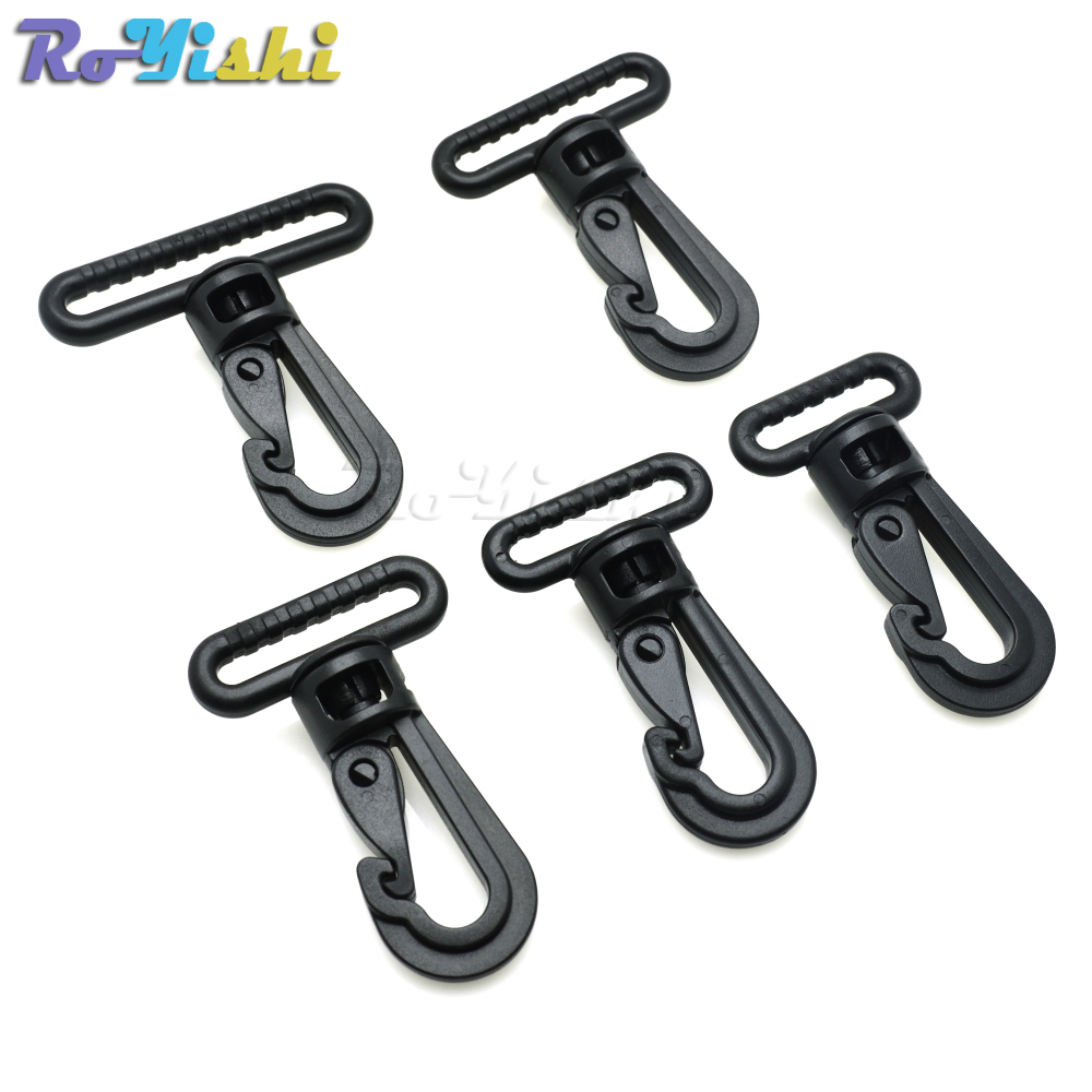 20mm 25mm 30mm 38mm Webbing Plastic Swivel Snap Hooks for Luggage Backpack  Straps Accessories