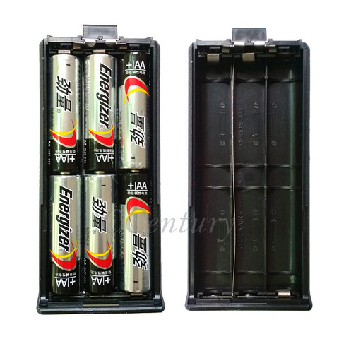 XQF 6*AA Battery Case Pack for Baofeng Walkie Talkie UV-5R 3800mAh UV5R UV-5RE Plus Two Way Radio UV-8HX TYT TH-UVF9 ► Photo 1/5