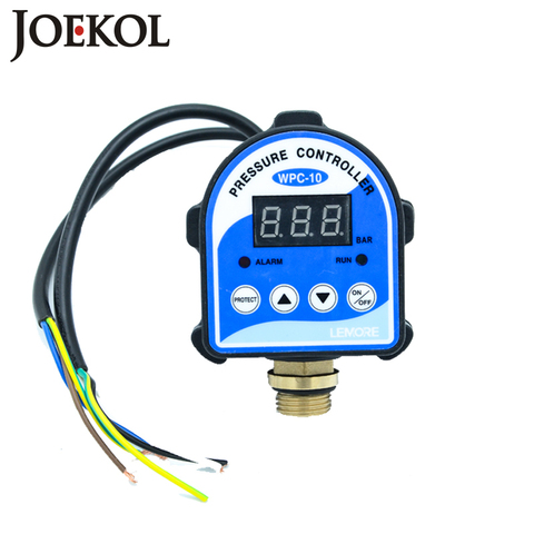 Free Shipping WPC10 Digital Water Pressure Switch Digital Display Eletronic Pressure Controller For Water Pump With G1/2