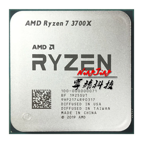 AMD Ryzen 7 3700X R7 3700X 3.6 GHz Eight-Core Sinteen-Thread CPU Processor 65W 7NM L3=32M 100-000000071 Socket AM4 ► Photo 1/1