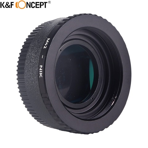 K&F CONCEPT for M42-AI Lens Mount Adapter Ring With Optic Glass fit For M42 Mount Lens on For Nikon AI F Mount Camera Body ► Photo 1/6