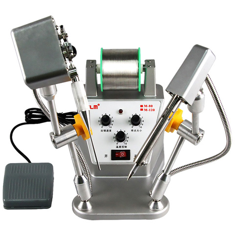80W Automatic soldering machine robot M-80 tin feeding machine automatic threading thermostat soldering machine ► Photo 1/6