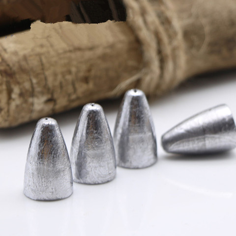 Fishing Tackle Accessories Lead Sinker 2 3.5g 5g 7g 10g 14g 21g 28g Bullet Head Water Drop Down Sinker Lot 5 Pieces ► Photo 1/2