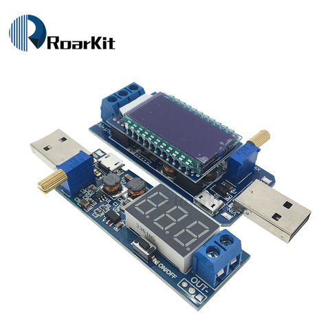 DC-DC 5V to 3.5V/ 9V/12V LCD USB Step UP / Down Power Supply Module Adjustable Boost Buck Converter Voltmeter Out DC 1.2V-24V ► Photo 1/1